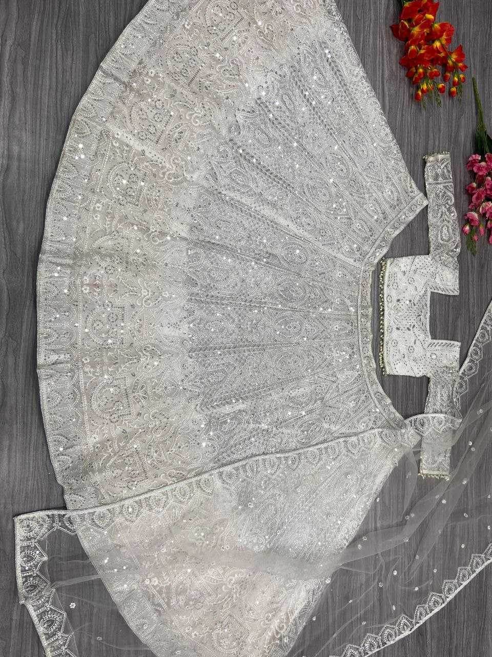 Butterfly Net Embroidered Sequins Cancan - MYLUXURY LANE ENTERPRISE